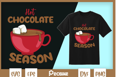 Hot Chocolate Season Christmas SVG