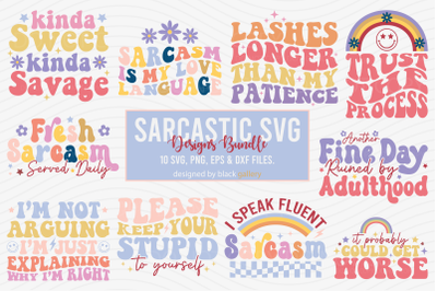 Retro Sarcastic SVG Bundle