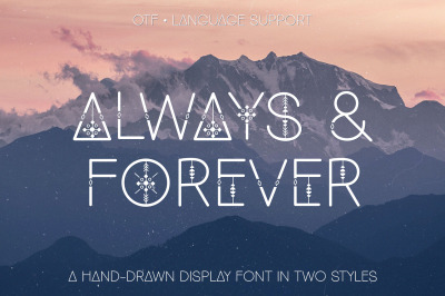 Always and Forever Display Font