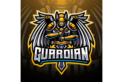 Guardian  esports mascot logo design