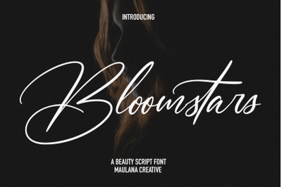 Bloomstars Signature Script Font