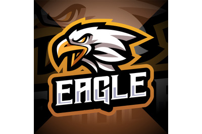 Eagle head esport mascot logo design