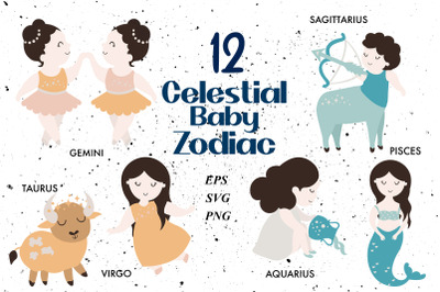 Celestial Baby Zodiac Sign Horoscope Astrology