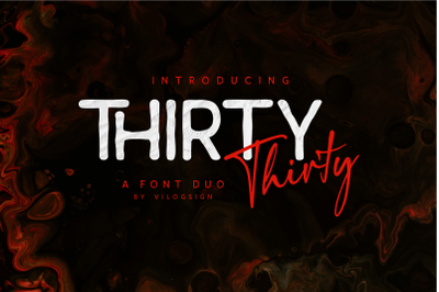 Thirty Font Duo