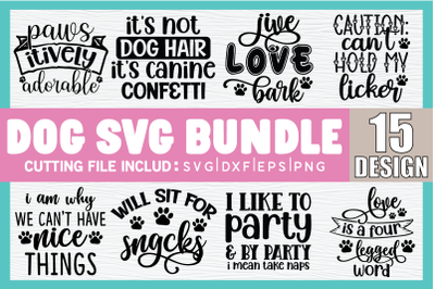 Dog Svg Bundle