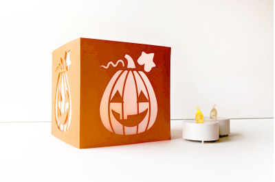 Jack O Lantern Halloween Pumpkin Luminary | SVG | PNG | DXF | EPS
