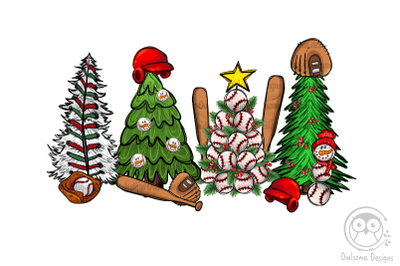 Baseball Christmas Sublimation