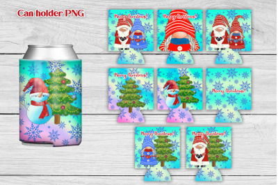 Can holder sublimation | Christmas can cooler bundle