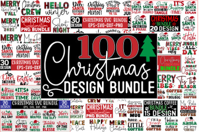 100 Christmas Design Bundle