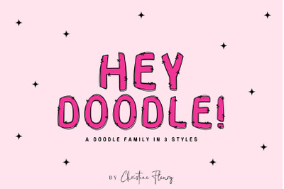 Hey Doodle Font Family