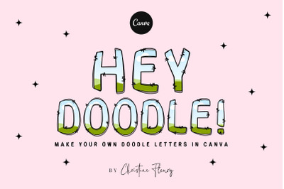 Hey Doodle Alphabet for CANVA