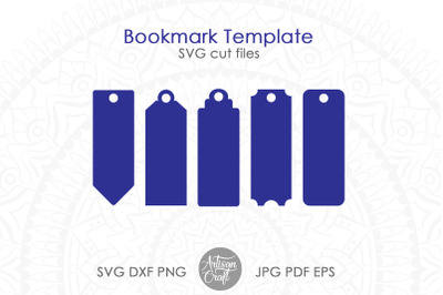 Bookmark template SVG, bookmark svg, Rectangle Bookmark