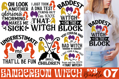 Sanderson Witch SVG Bundle