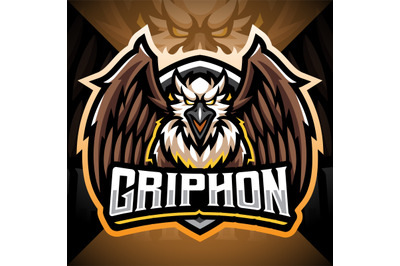 Gryphon esport mascot logo design