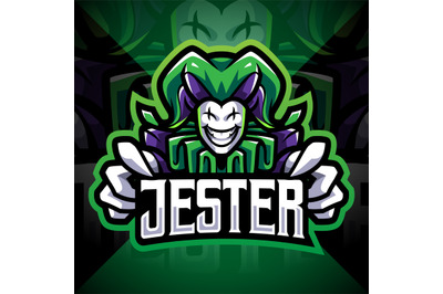 Jester esport mascot logo design