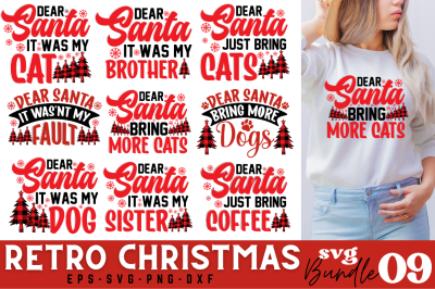 Retro Christmas SVG Bundle