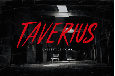 Taverius - Freestyle Font