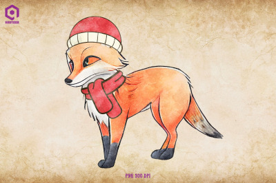 Fox Cozy Christmas