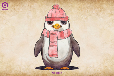 Penguin Cozy Christmas