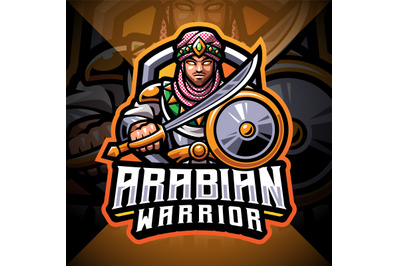 Arabian warriors esport mascot logo design