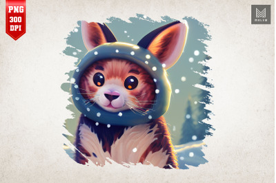 Cute Winter Cat 7