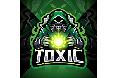 Toxic gas esport mascot logo