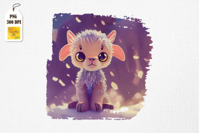 Cute Winter Sheep