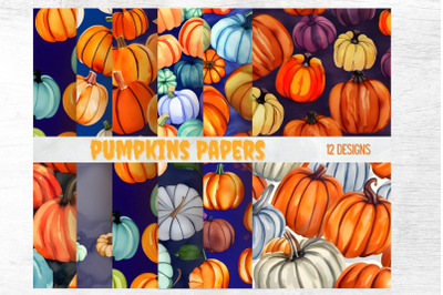 Fall Pumpkins Papers
