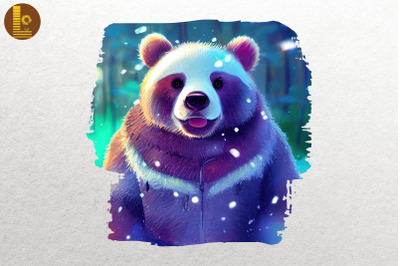 Cute Chibi Winter Bear