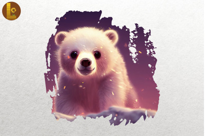 Cute Winter Polar Bear Animal Lover