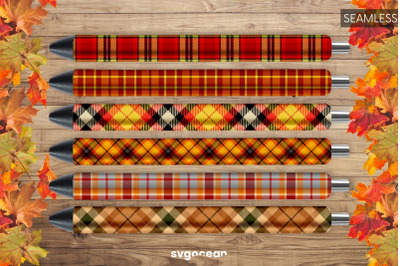 Pen Wraps Buffalo Plaid Bundle | PNG | Sublimation