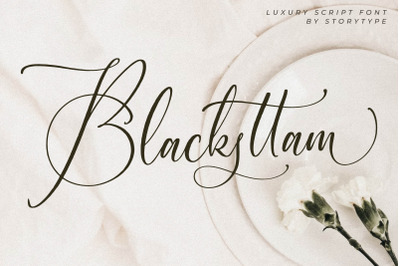 Blacksttam Luxury Script Font