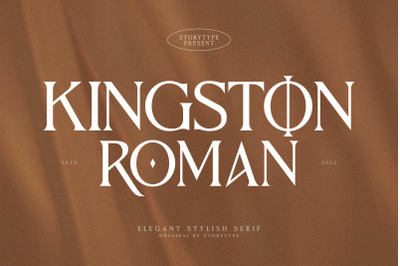 Kingston Roman Typeface