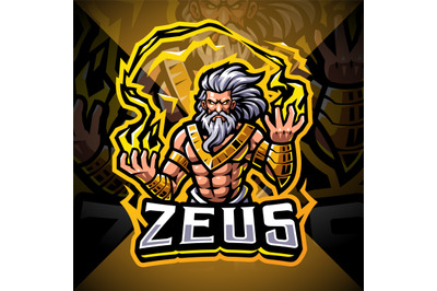 Zeus esport mascot logo design