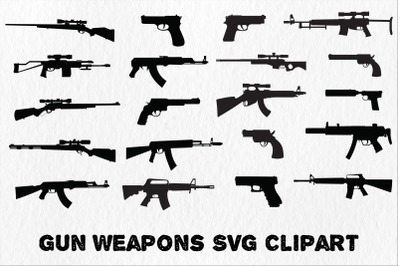 Gun Pack SVG Cut Files