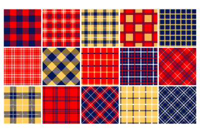 Plaid pattern. Seamless tartan print scotland classic design, abstract