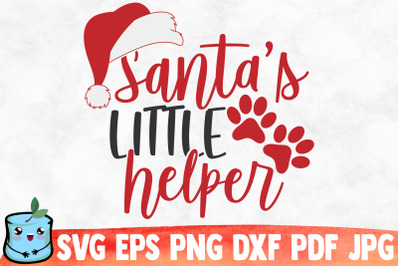 Santa&#039;s Little Helper SVG Cut File