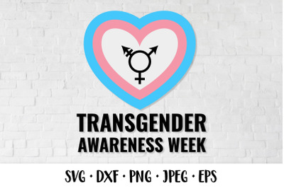 Transgender Awareness Week. LGBT event. Trans Pride