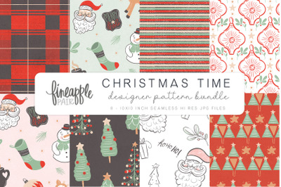 Christmas Time Pattern Bundle - JG