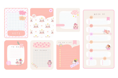 Memory sticker. Memo stick for write notes, notepad pages set. Sticky