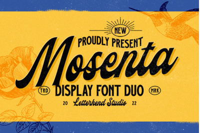 Mosenta - Display Font Duo