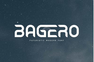 Bagero Typeface