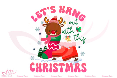 Let&#039;s hang out with this Christmas PNG