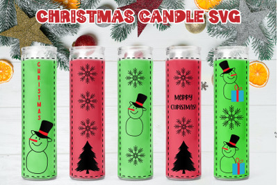 Christmas candle SVG | Christmas dollar tree candle