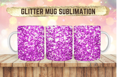 Glitter Mug Design | PNG Bundle | Mug Wrap