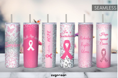 Cancer Tumbler Sublimation | PNG Bundle | Tumbler 20oz