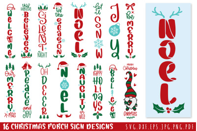 Bundle Of Bundles | Christmas Porch Sign SVG Bundle