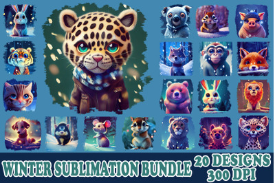 Winter Animal Bundle-20 Designs-221026