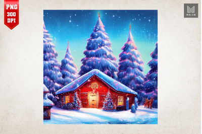 Warm and Cozy House Christmas