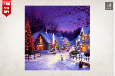 Warm and Cozy Town Happy Christmas 2